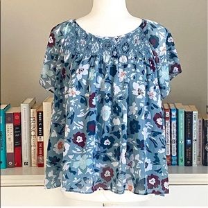 2/$10 Loft | Floral Flowy Top